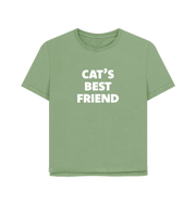 Sage Cat's Best Friend Women's Relaxed Fit T-shirt