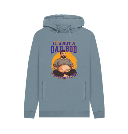 Stone Blue Not A Dad Bod Men's Hoodie