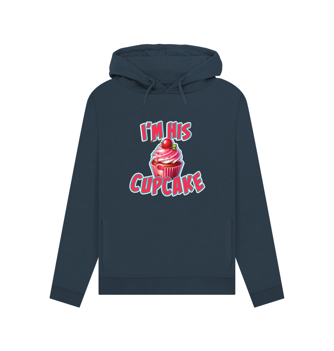 Navy Blue Cupcake Women's Hoodie