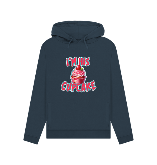 Navy Blue Cupcake Women's Hoodie