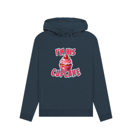 Navy Blue Cupcake Women's Hoodie