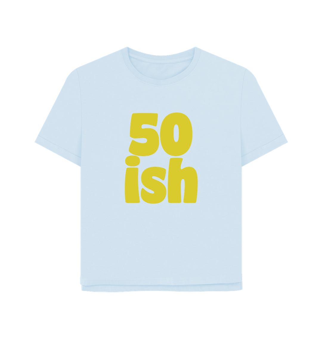 Sky Blue Fifty-ish Women's Relaxed Fit T-shirt