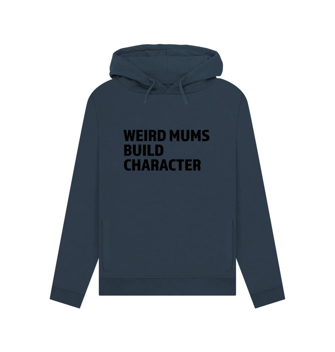 Navy Blue Weird Mums Women's Hoodie