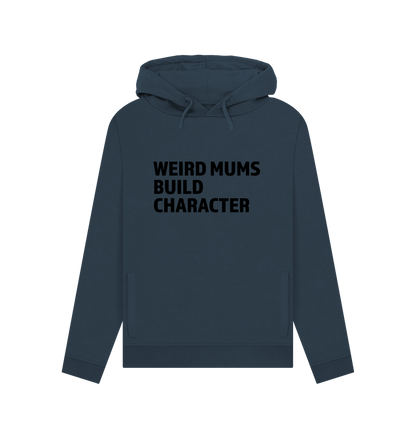 Navy Blue Weird Mums Women's Hoodie