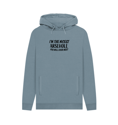 Stone Blue The Nicest Men's Hoodie