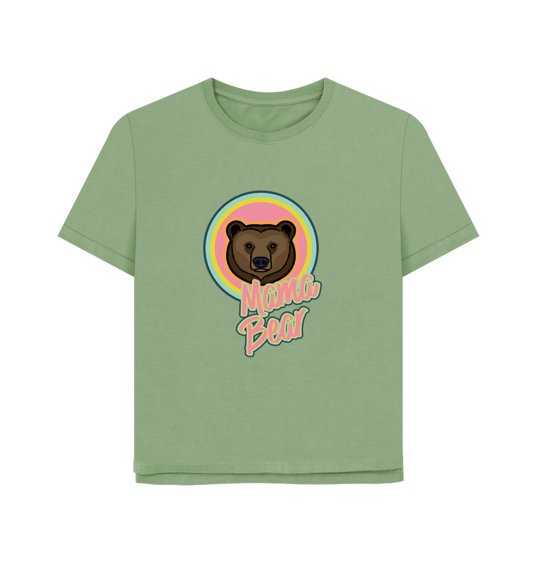 Sage Mama Bear Women's Relaxed Fit T-shirt