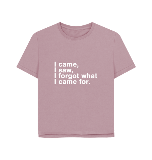 Mauve Printed T-shirt