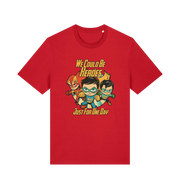 Red Printed T-shirt Front