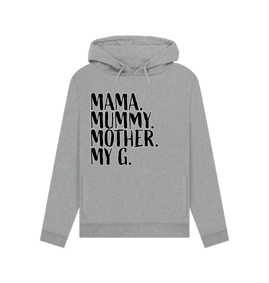 Light Heather Mama My G Women's Hoodie
