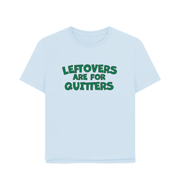 Sky Blue Leftovers Women's Relaxed Fit T-shirt