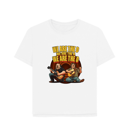 White We Are The D Women's Relaxed Fit T-shirt