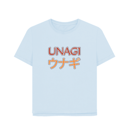Sky Blue Unagi Women's Relaxed Fit T-shirt