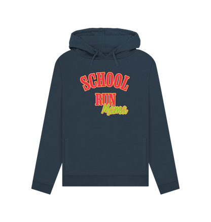 Navy Blue School Run Mama Women's Hoodie