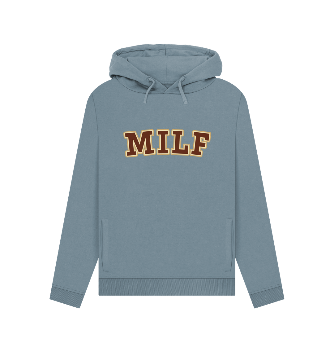 Stone Blue Milf Women's Hoodie