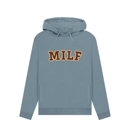 Stone Blue Milf Women's Hoodie