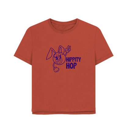 Rust Hippety Hop Women's Relaxed Fit T-shirt