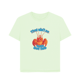 Pastel Green No Hot Tub Women's Relaxed Fit T-shirt