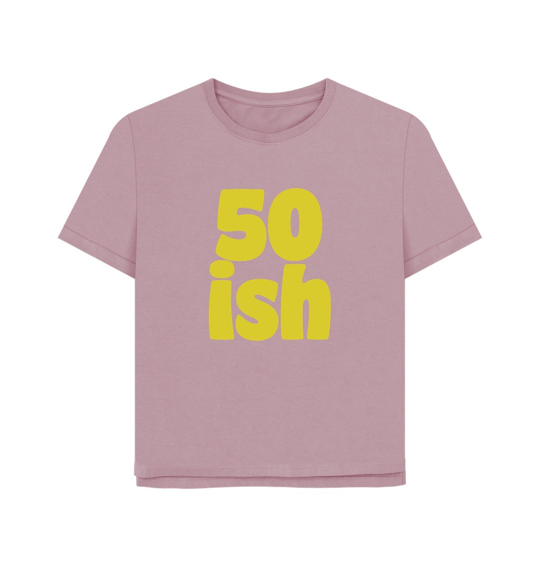 Mauve Fifty-ish Women's Relaxed Fit T-shirt