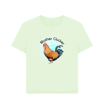 Pastel Green Mother Clucker Women's Relaxed Fit T-shirt