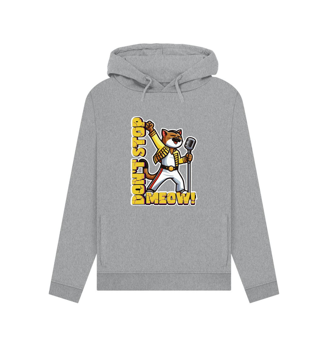 Light Heather Don't Stop Meow Women's Hoodie
