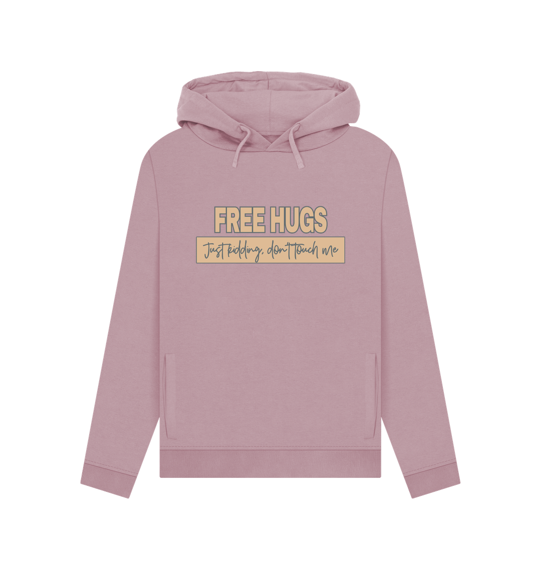 Mauve Free Hugs Women's Hoodie