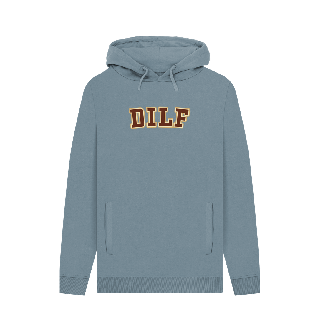 Stone Blue Dilf Men's Hoodie