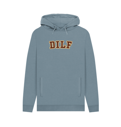 Stone Blue Dilf Men's Hoodie