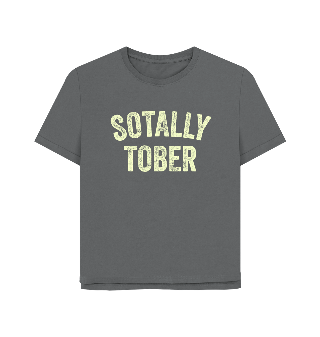 Slate Grey Sotally Tober Women's Relaxed Fit T-shirt