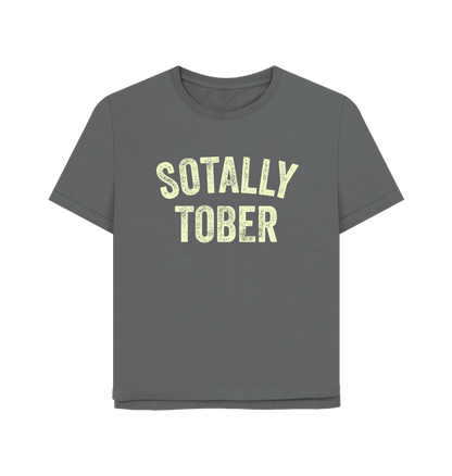 Slate Grey Sotally Tober Women's Relaxed Fit T-shirt