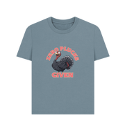 Stone Blue Printed T-shirt