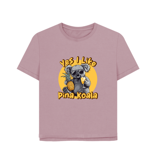 Mauve Printed T-shirt