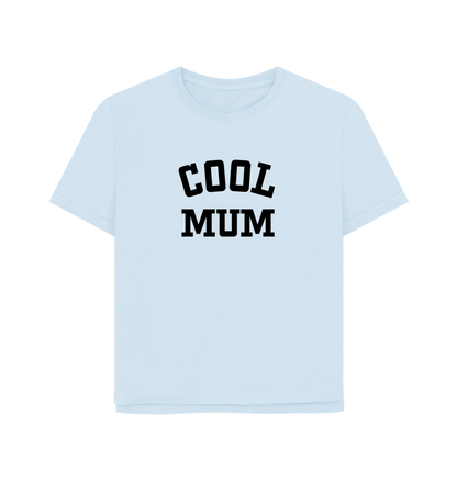 Sky Blue Cool Mum Women's Relaxed Fit T-shirt