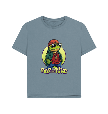 Stone Blue Printed T-shirt