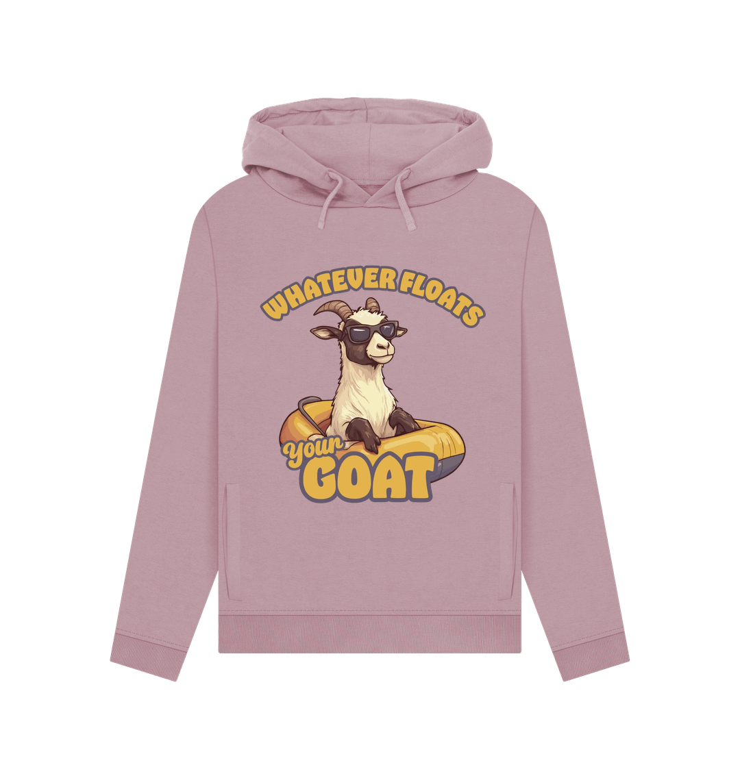 Mauve Floats Your Goat Women's Hoodie