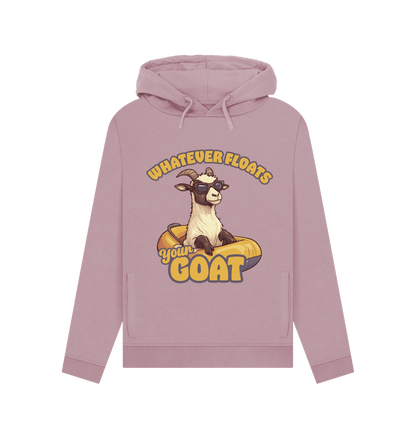Mauve Floats Your Goat Women's Hoodie