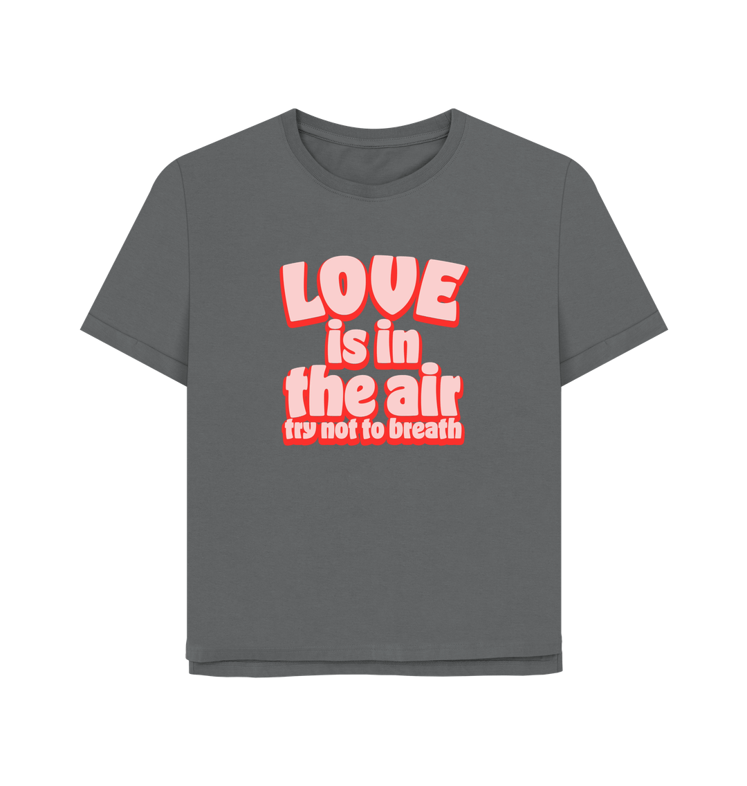 Slate Grey Love Women's Relaxed Fit T-shirt