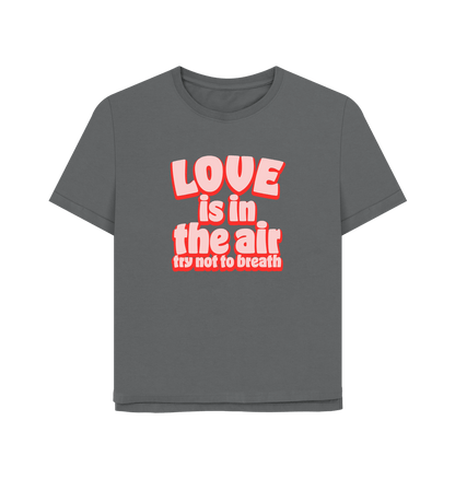 Slate Grey Love Women's Relaxed Fit T-shirt