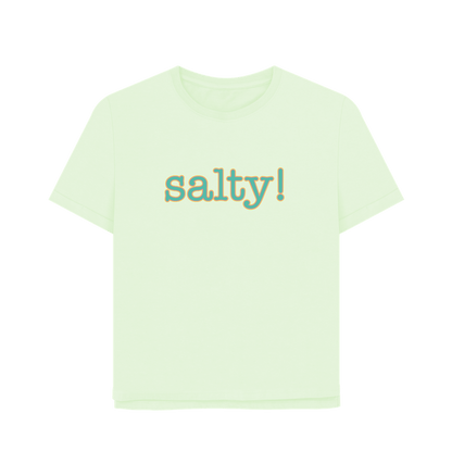 Pastel Green Salty Women's Relaxed Fit T-shirt