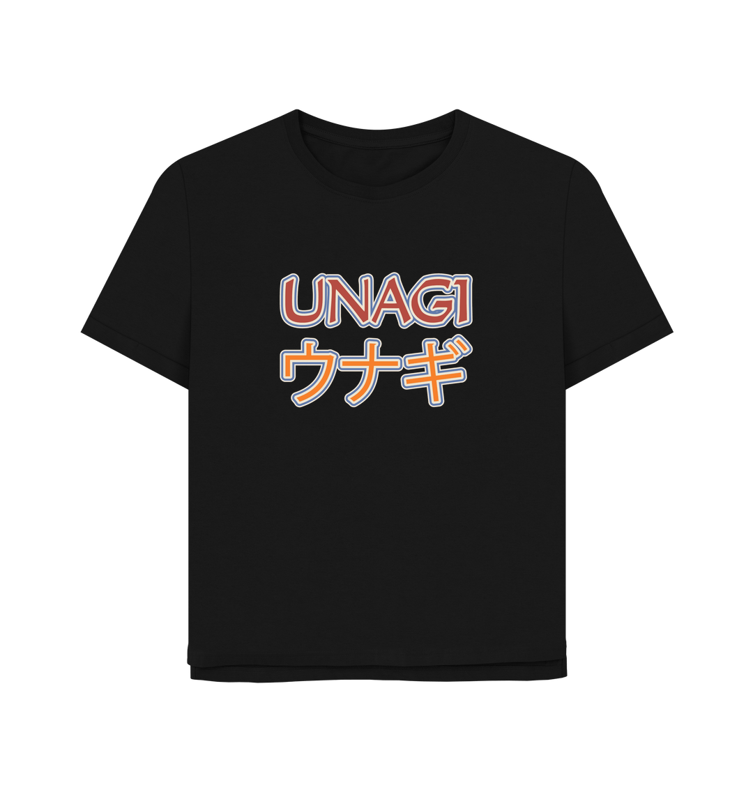 Black Unagi Women's Relaxed Fit T-shirt