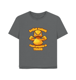 Slate Grey Splish Splash Women's Relaxed Fit T-shirt