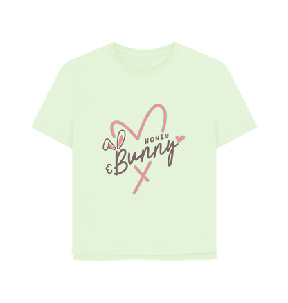 Pastel Green Honey Bunny Women's Relaxed Fit T-shirt