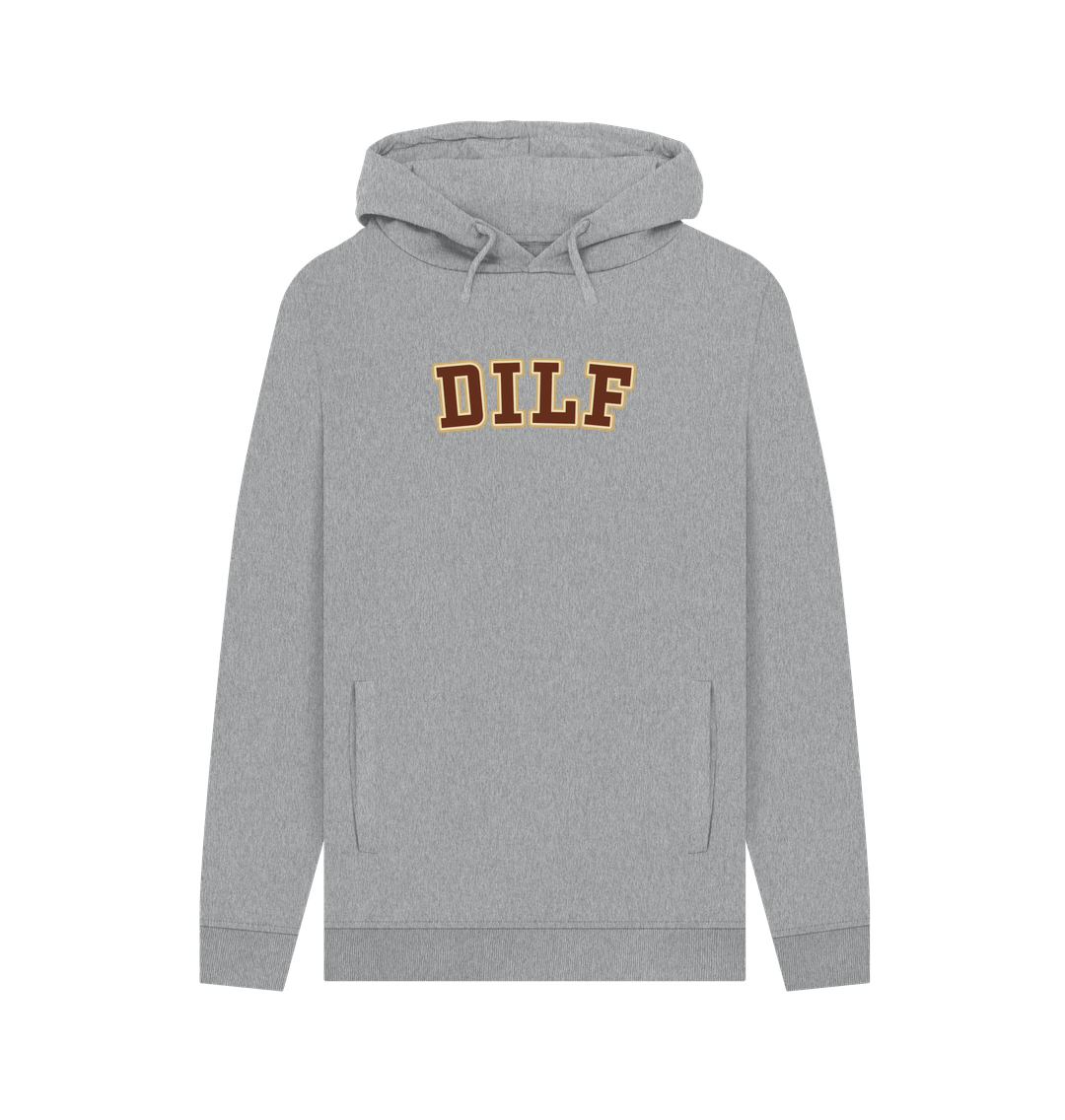 Light Heather Dilf Men's Hoodie