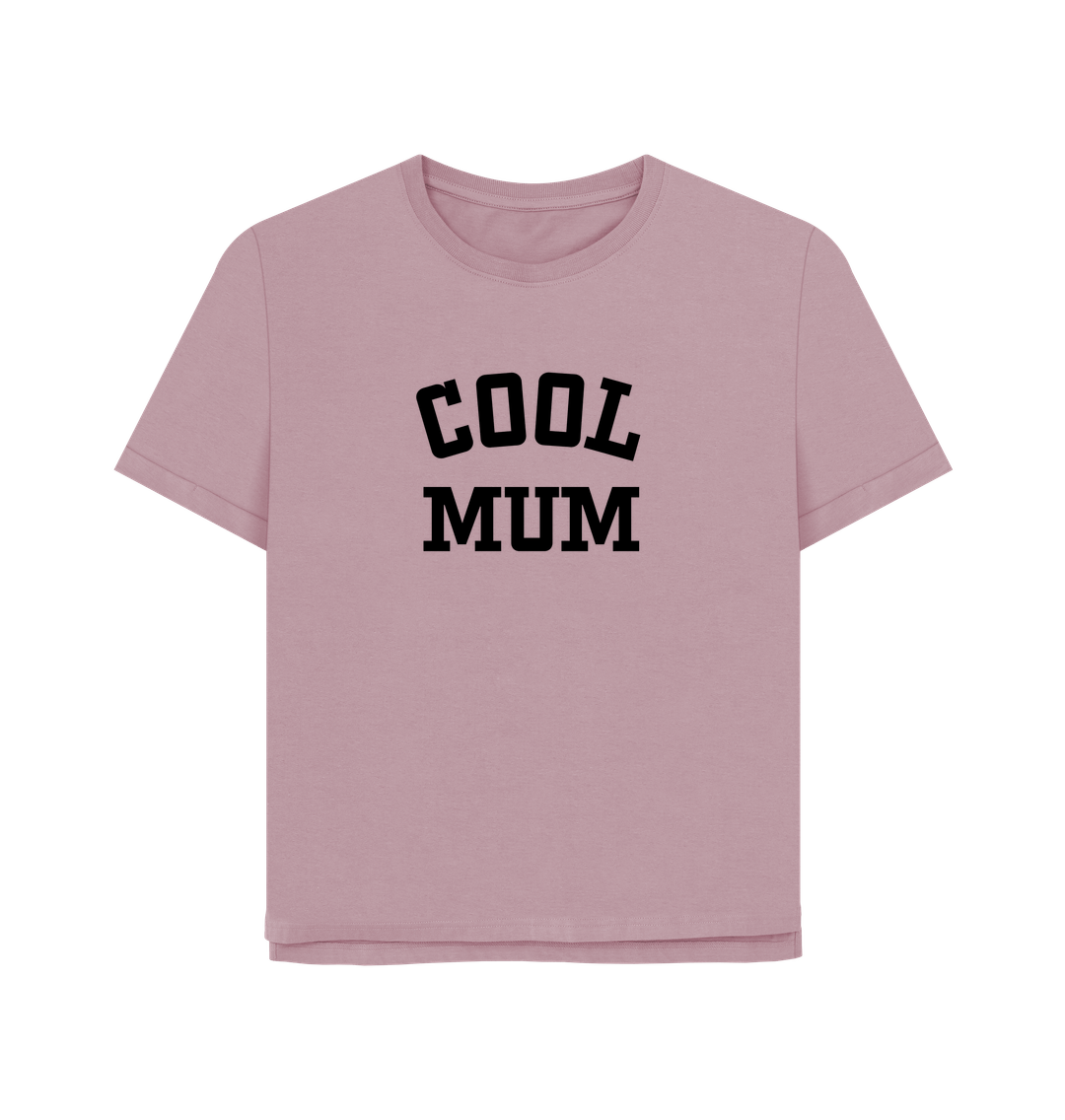 Mauve Cool Mum Women's Relaxed Fit T-shirt