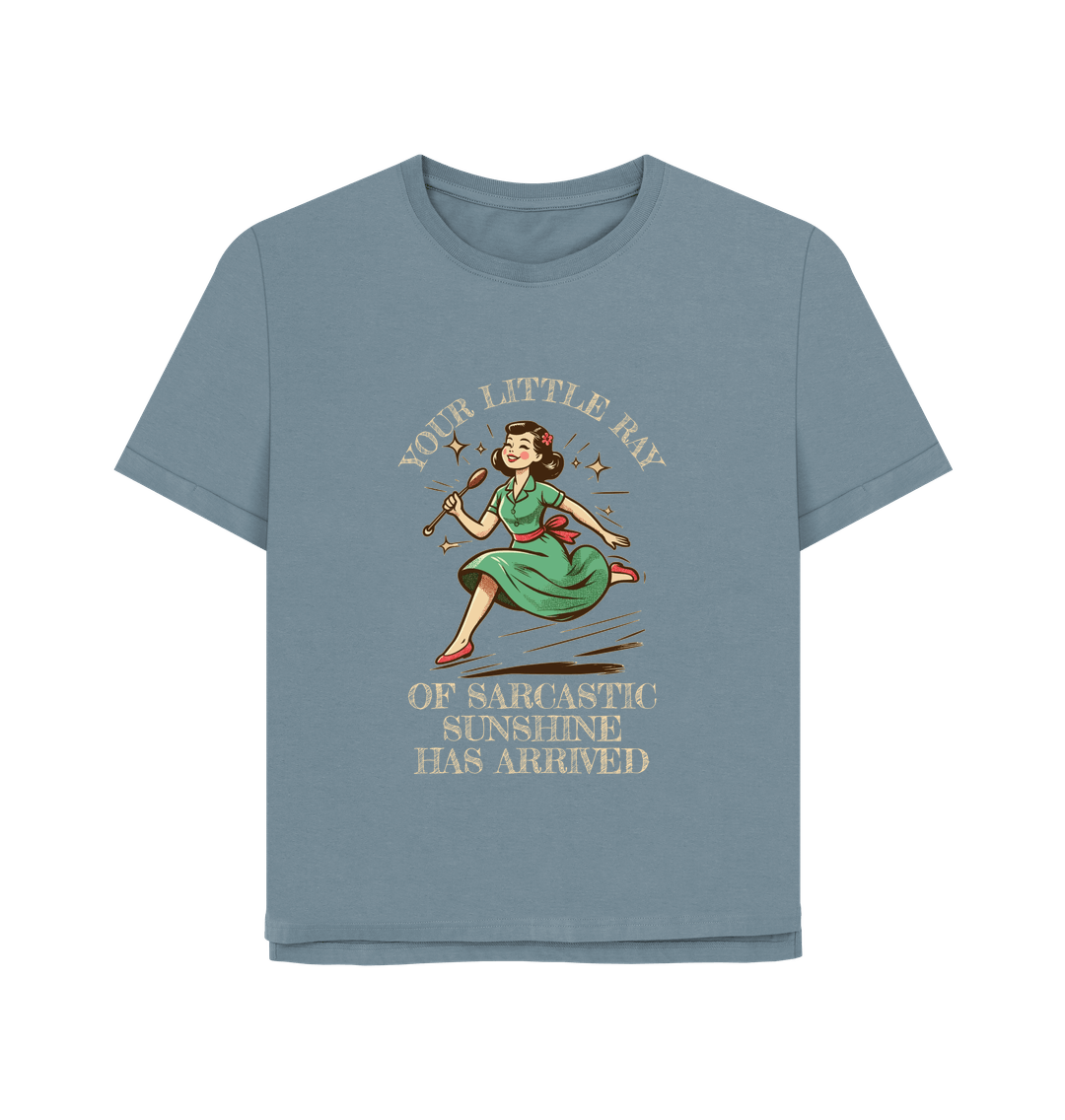 Stone Blue Little Ray Women's Relaxed Fit T-shirt