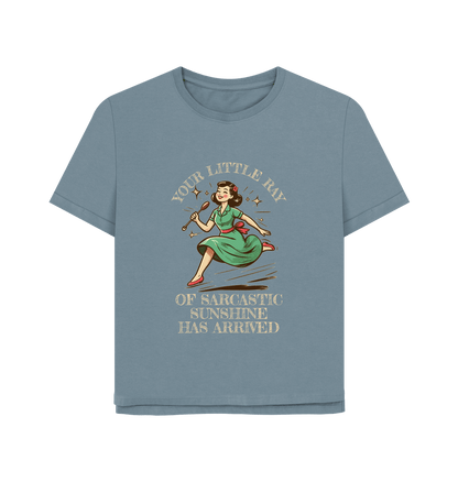 Stone Blue Little Ray Women's Relaxed Fit T-shirt