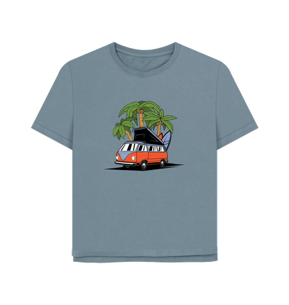 Stone Blue Campervan Women's Relaxed Fit T-shirt