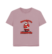 Mauve Gangsta Wrapper Women's Relaxed Fit Christmas T-shirt