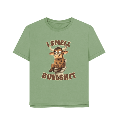 Sage Smell Bull Women's Relaxed Fit T-shirt