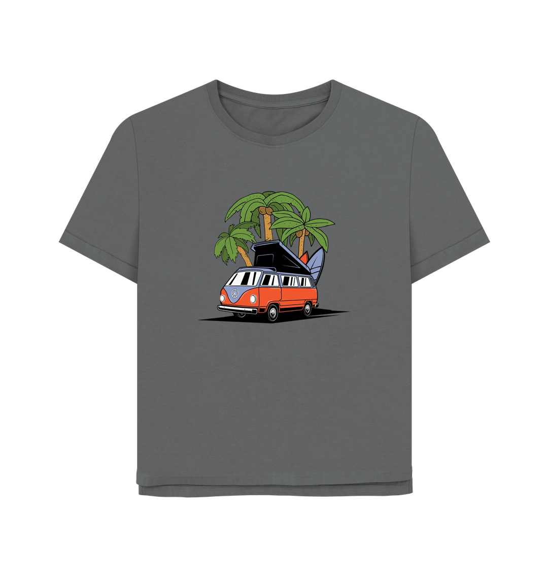 Slate Grey Campervan Women's Relaxed Fit T-shirt