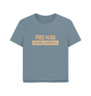 Stone Blue Free Hugs Women's Relaxed Fit T-shirt